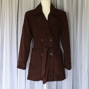 🔥Brown Belted Dress Jacket by FU DA New York